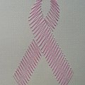 Obrazki z szycia wzięte - na podstawie wzoru ze stitchingcards.com #RóżowaWstążeczka #HaftMatematyczny #ObrazkiZSzyciaWzięte