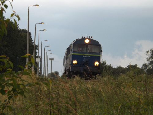 22-06-2014 p.o. Sulów SU46-031 z pociągiem TLK 35104/5 Solina