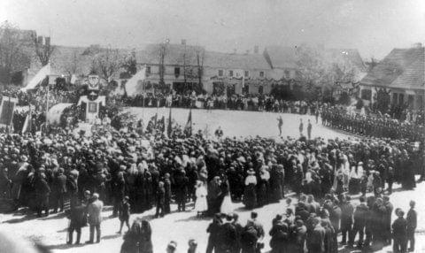 Wręczenie sztandaru marzec 1919 #NoweMiasto