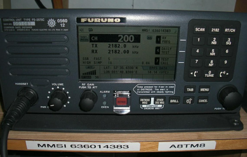 GMDSS Furuno radiotelefon KF