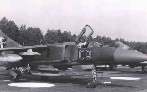 Rosyjskie MiG-i 23 w Łasku