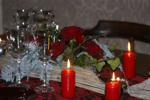 Dekoracja stołu, aranżacja walentynkowa #AranżacjaStołu #walentynki #dekoracje #DekorowanieStołu