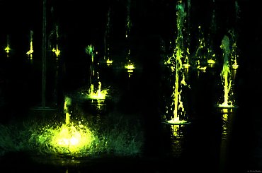 fontanna w nocy #noc #fontanna #woda