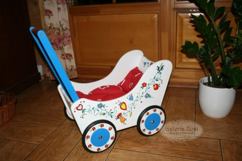 Wózek dla lalki #ZabawkiFolkowe