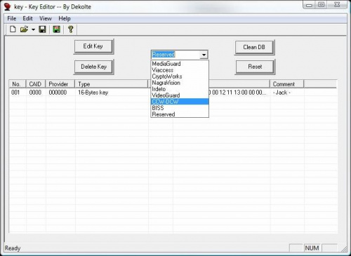 KeyEdytor DCW #keydb