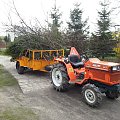 KUBOTA B1-17 Bulltra z przyczepką