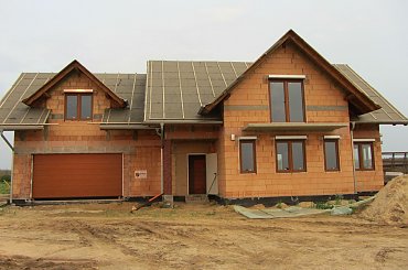 Nasza Lobelia ubrana w okna. #lobelia #budowa #dom #projekt